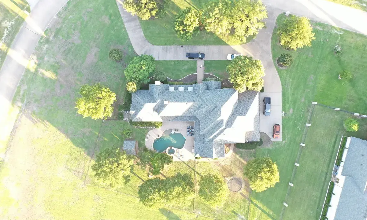 New shingle roof installation on a home in Taos